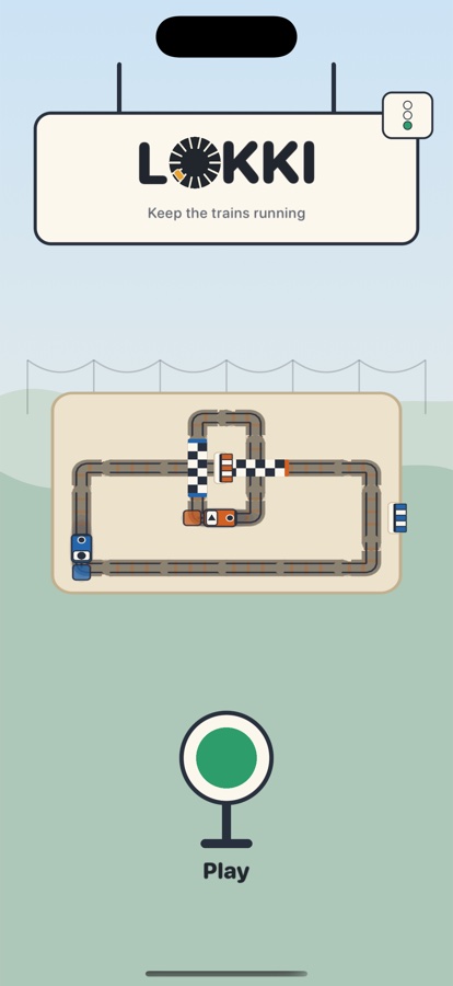 The opening screen