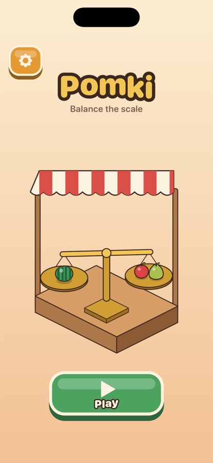 The opening screen