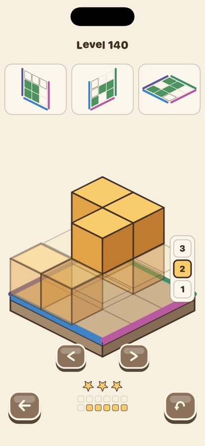 Cubes that float